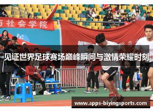 见证世界足球赛场巅峰瞬间与激情荣耀时刻 见证世界足球赛场巅峰瞬间与激情荣耀时刻